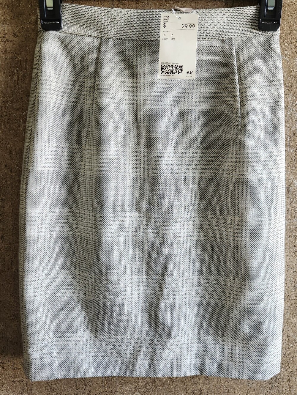 H&M Plaid Pencil Skirt